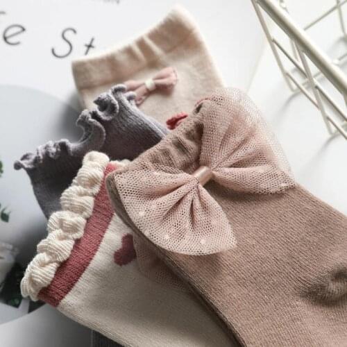 Cotton Baby Short Socks 5 Pairs Toddler Boys Girls Summer Mesh Thin Sock Kids Children Colorful Socks For 0-8Y