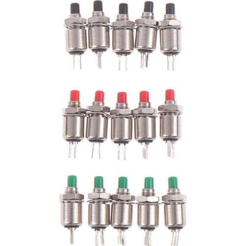 5pcs/lot 5mm Spring Return Momentary Micro Push Button Switch 0.5A DS-402