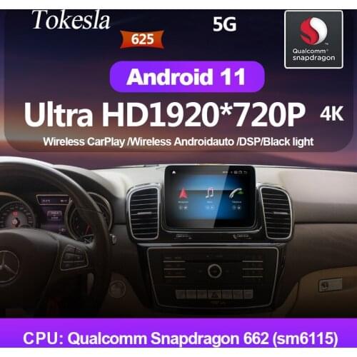 Car Radio Multimedia Player For Mercedes Benz ML-Class GLK GLS GLE SLK SL W166 Class Android 11 GPS Navigation DVD Automotivo 5G