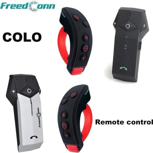 FreedConn COLO-RC 1000m Motorcycle Helmet Bluetooth Headset Intercom NFC FM Remote Controller Soft Hard Earphone