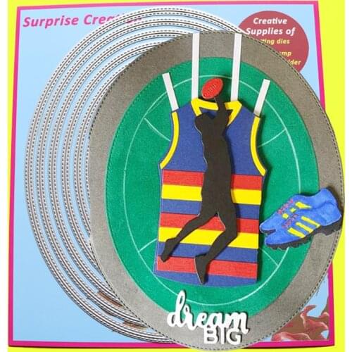 Large Cutting Dies Stitch Oval Scrapbook Cardmaking DIY Paper Craft Metal Stencil