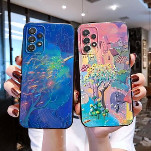 For Samsung A51 A71 A50 A70 A21S Cases Art Cover For Samsung Galaxy S21 S20 FE S10 S10e Ultra Note 20 Ultra 10 Plus Lite Case