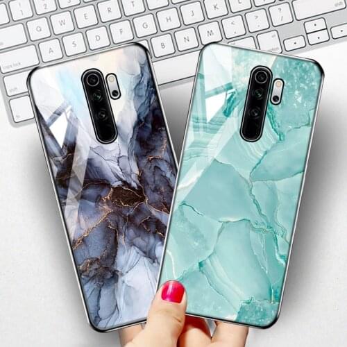 Redmi Note 10 Pro Case For Xiaomi Redmi Note 8 Pro Case Hard Tempered Glass Cover Redmi 9 9A 9C Note 8T 8 9 10 Pro 9s 10s Fundas