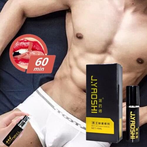 Mens external delay spray 10ml male penis lasting for 60 minutes for adult sexual intercourse sex products