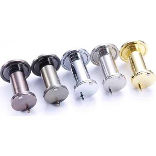 200 Degree Door Viewer with Privacy Cover Home Security Zinc Alloy Eye Peephole for 36-58mm Doors