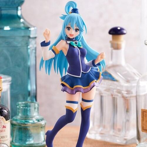 Judai Original MF Up Parade Anime Konosuba Gods Blessing on This Wonderful World Goddess Aqua PVC Action Figure Model Toys