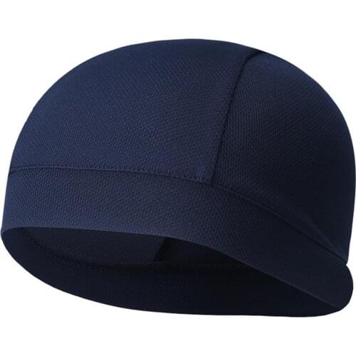 Summer Outdoor Cycling Running Men Solid Color Elastic Absorb Sweat Cap Hat dropshipping