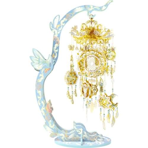 Picture Kingdom 3D Metal Nano Puzzle Dream Catcher Model Kits DIY Laser Cut Assemble Jigsaw Toys For Kids Adults