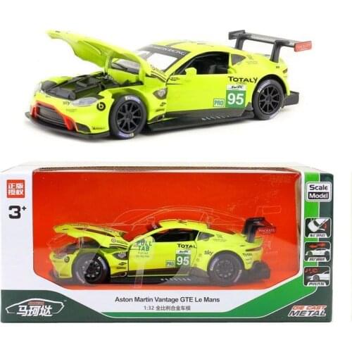 Yufeng Ma Ke da 1:32 Aston Martin Le Mans Race Car Sound and Light Warrior Model Metal Alloy Models Collection