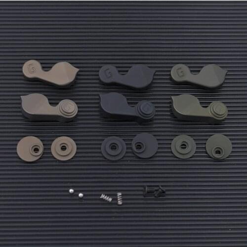 Receiver Lower Parts Geissele Semi Auto Safety Two Sides Selector for Electric Airsoft AEG Gel blaster BB