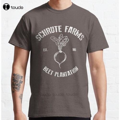 New Schrute Beet Plantation Classic T-Shirt Cotton Men Tee Shirt