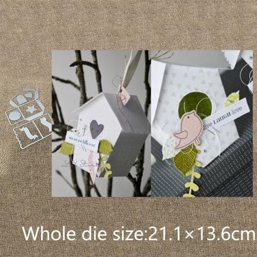 New Design Craft Metal stencil mold Cutting Dies geometric box decoration scrapbook die cuts Album Paper Card Craft Embossing