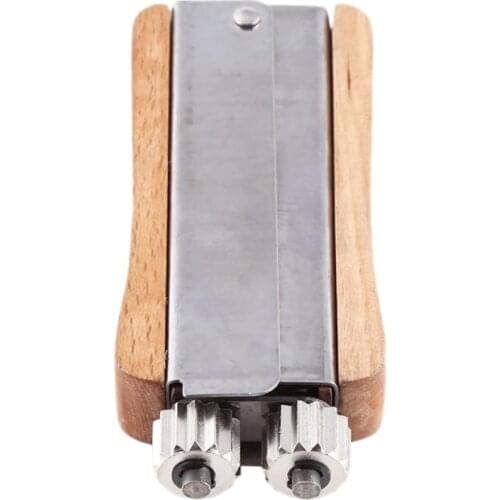 Beekeeping Hive Frame Stainless Steel Wire Cable Tensioner Crimper Crimping Tool With Metal Wheels And Wooden Handle - Beekeep