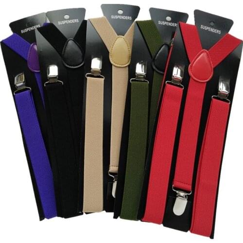 10pcs/lot Wholesale Big Size XL Unisex Adult Suspender Men Braces Elastic Y- Back Suspenders Match Men Women Shirt BD001-XL