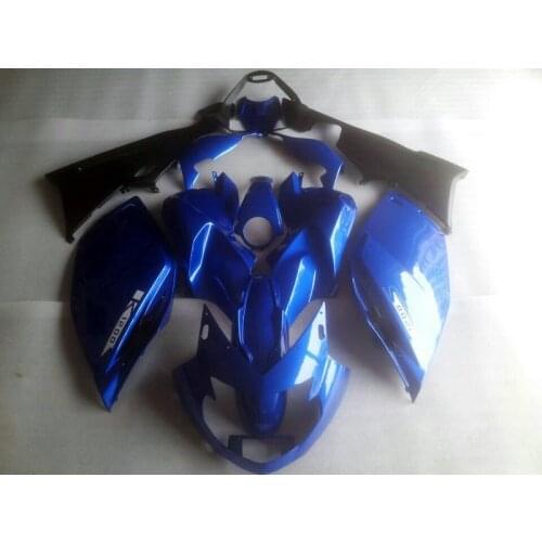 Custom Motorcycle Fairing kit for BMW K1200S 05 06 07 08 K1200 S 2005 2006 2007 2008 ABS Blue black Fairings set+gifts BB08