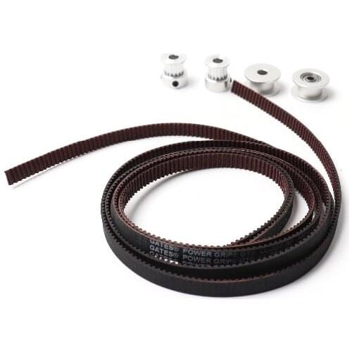 Prusa i3 MK2S/MK3 3d printer pulley 2GT teeth pulley X/Y axis timing belt GATES-LL-2GT synchronous belt GT2 Width 6MM prusa mk3