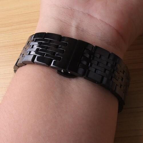 14mm 16mm 18mm 19mm 20mm 21 22mm Watch Bands Mens Woman Straps for Ladys T099 T050 T085 T055 T02 Stainless steel Silver Bracelet