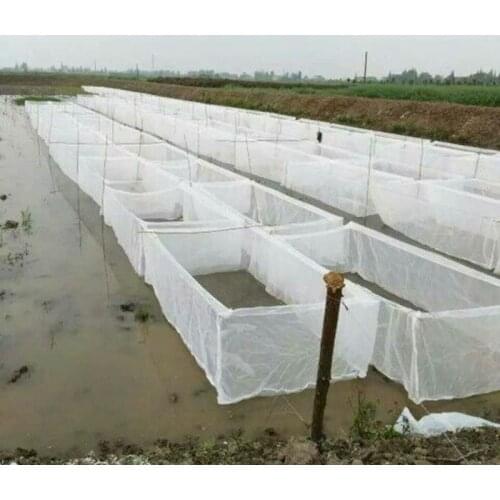 4X2X1.2 Meters 60/80/100 Mesh High Density Thicken Leeches Breeding Net Case Anti-escape Fish Net Customization Size Available