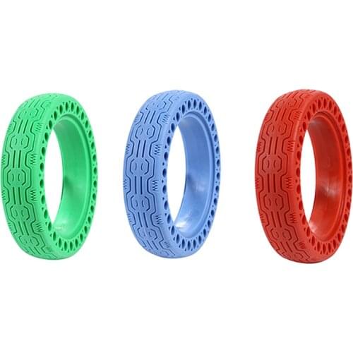 Tires for Xiaomi M365 Electric Scooter Tyre Shock Absorber Tire Non-Pneumatic Wheel Hollow Solid Tire for Xiaomi Mijia M365 Pro