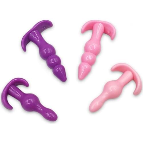 Silicone Anal Plug Male Prostate Massager Anal Beads Plug G Spot Butt Plug Adult Masturbation Anal Sex Toys for Couple