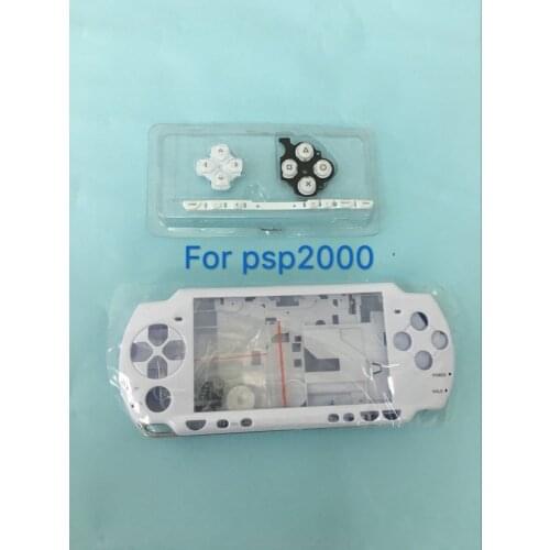 Replacement Full Housing Cover Shell Case with Buttons Set for PSP2000 PSP 2000 Game Console With LOGO