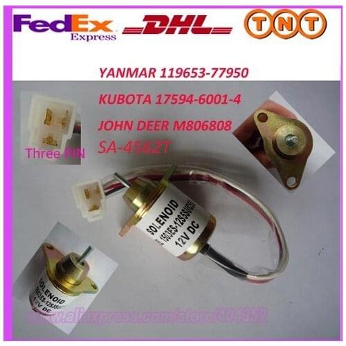 FUEL SHUT OFF SHUTDOWN SOLENOID M806808 HPX XUV Gator,Tractor,Mower ,free shipping