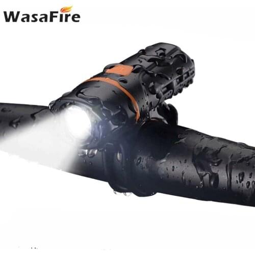 Super Bright Cycling Bike Lamp Bicycle Headlights T6 LED USB Rechargable for Mtb Mountain Bicycle Riding Head Light Flashlight