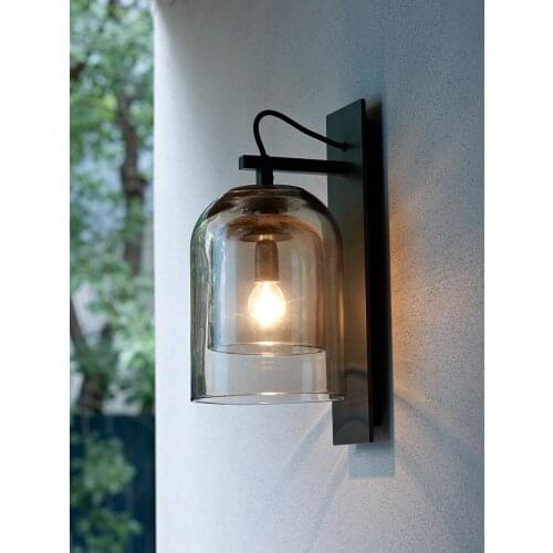 Moder LED Wall Lamp Double Glass Wall Lamp For Bedroom Bedside Aisle Corridor Lamp Light Luxury Indoor Wall Lamp Fixture