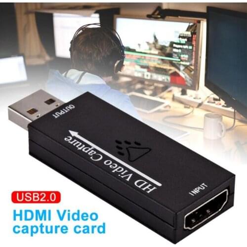 Video Card Capture HDMI Video Capture Card Device PC PS4 Game Live Streaming 4K 1080P HD VHS Board USB 2.0 Grabber Recorder HDMI