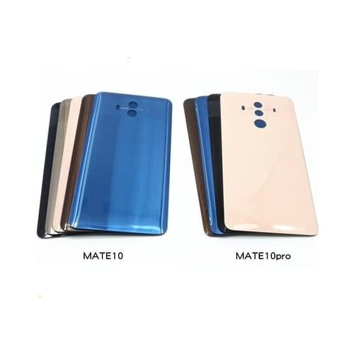 10Pcs/Lot Back Glass Replacement For Huawei Mate 10 Pro /Mate 10 / Mate 10 Lite Battery Cover Rear Door Housing