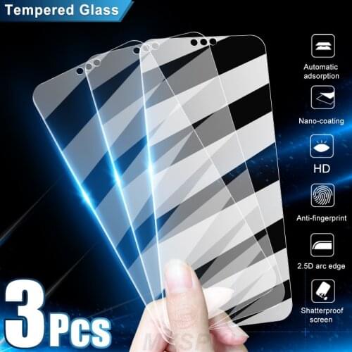 3Pcs Tempered Glass For Huawei Y7 Y6 Y5 Y9 Prime 2018 2019 Y5 Lite Protective Glass For Huawei Y9S Y8S Y8P Y7P Y6P Y5P Y6S Glass