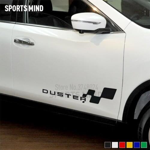 1 Pair Vinyl Car Stickers Decals For Renault Duster Dacia Duster Stepway Accessories Automobiles Car-Styling