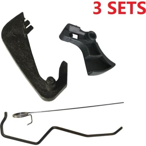 3 Sets/lot Throttle Trigger Rod Trigger & Control Arm To Fit Zenoah 52cc 5200 & More Chinese Universal Brand Chainsaw 5200 52cc
