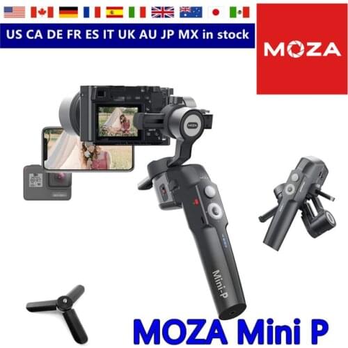 Moza Mini P 3-Axis Gimbal Stabilizer for Smartphones/Action Cameras/Gopro/Light Mirrorless