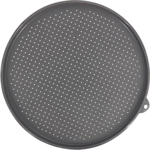 34.5cm Pizza Baking Pan Mesh Tray Plate Round Pizza Pan With Holes Silicone Perforated Non-Stick Tray Tool Baking Tool