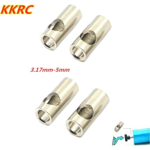 4pcs HOBBYWING 4pcs Motor Axle 3.17mm To 5mm Change over Shaft Adapter For RC Model Car