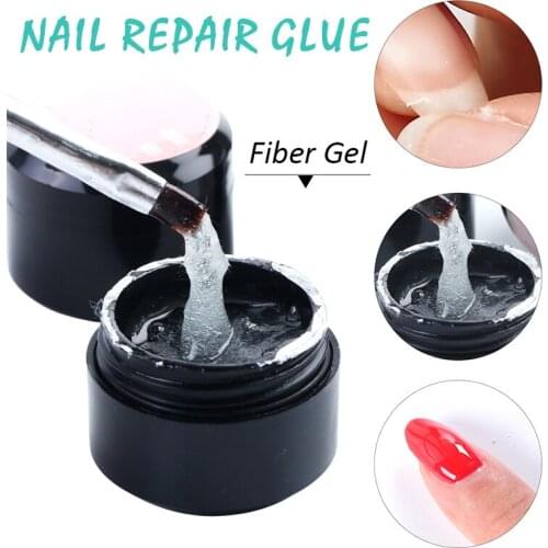 5g varnish gel firming repair broken nails glossy UV Gel polish removable by soaking varnish Cracked Nail Repair Gel SSwell