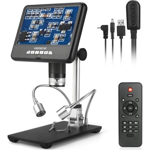 Andonstar AD207 3D digital microscope Long Object Distance Microscope Soldering Tool for Phone/PCB/SMD Repair with Image Rotate