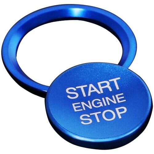 Car Styling Engine Lgnition Start Stop Ring Case For AUDI A6L A4L A5 A7 Q5 Q5L Q7 Button Decoration Switch Accessories Covers