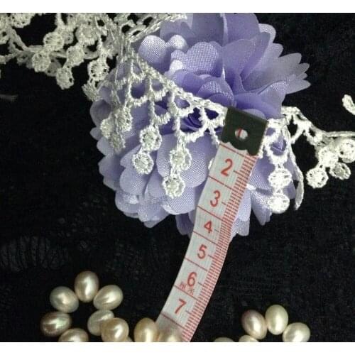 FREE SHIPPING 3cm hot selling fringe lace trimming,3cm white tassel lace,decoration of dress/scarf/collar,XERY518e