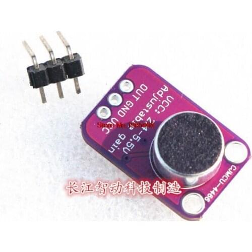 CJMCU-4466 electret microphone amplifier MAX4466 adjustable amplifier module CMA-4544PF-W