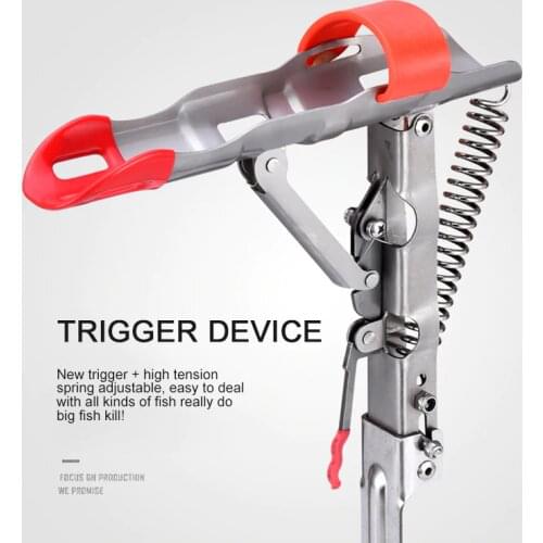 New Fishing Rod Holders Automatic Fishing Stainless Steel Pole Tackle Storage 32cm Outdoor Fishing Accessories Bracket Outdoor