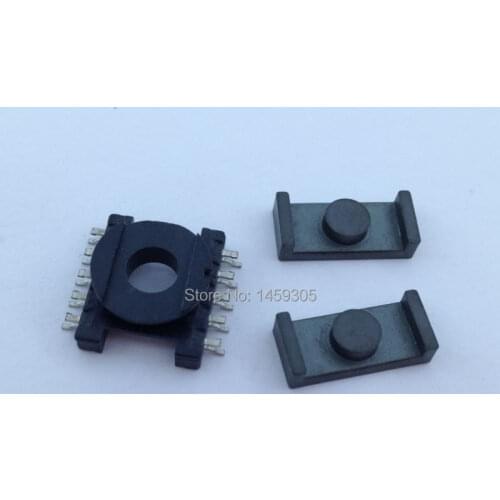 ER14.5 SMT transformer bobbin + PC40 soft magnetic core ferrite core 5+5 non commom terminal