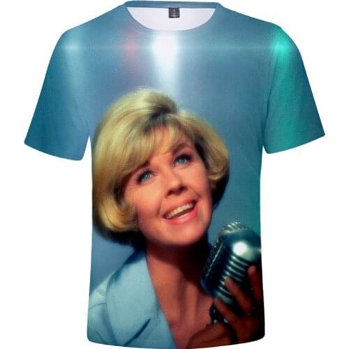 Hot sale Doris Day 3D printed T-shirt mens Summer fashion short-sleeved Doris Day 3D Kpop Doris Day street casual T-shirt tops