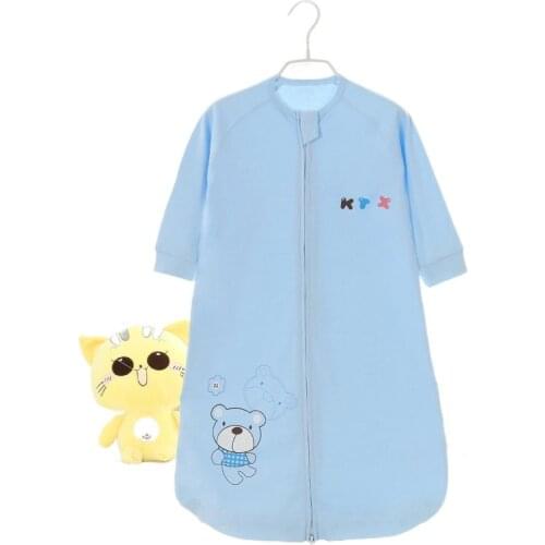 Summer Long Sleeve Boys Girls Baby Kids Baby Sleeping Bag Cotton Baby Sleep Sacks Autumn Winter Children Blankets Saco de dormir