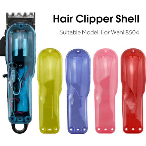 Hair Clipper Transparent Upper Cover Professional Haircut Tools Cutter Front Cover Motor Cover Trimmer Shell For Wahl 8504