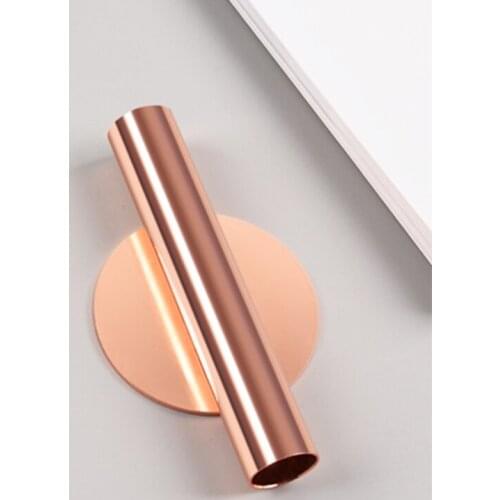 Metal Flower Display Wall Rack Shelf Wall-Mounted Flower Tube Vase Home Decor G32A