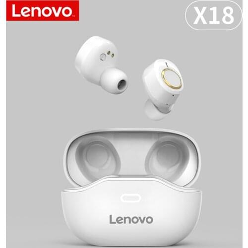 Original Lenovo Wireless Earphone Super Light Waterproof Earplugs Support Fast Charging Touch Keys Headset