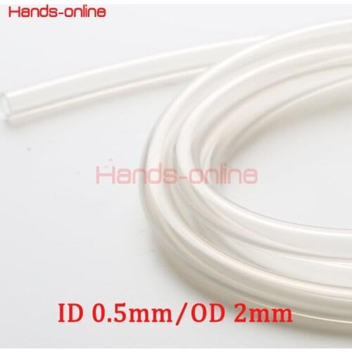 OD2XID0.5mm Food Grade Clear Translucent Silicone Tube Beer Pipe Milk Hose Pipe Soft Safe Rubber Flexible Tube Creative