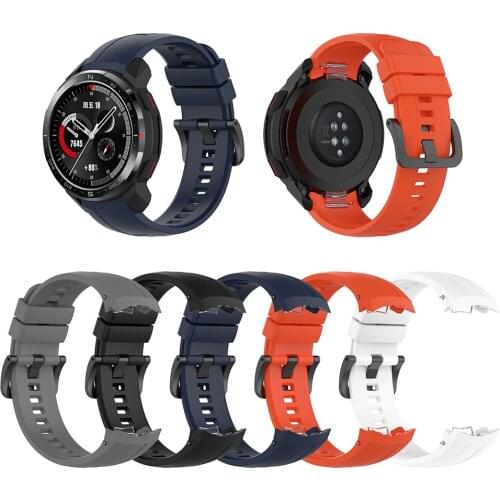 Watch Band Durable Practical Components Solid Color Wrist Strap for Honor GS Pro Convenient Replace Watch Accessories